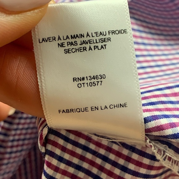 Anthropologie Sunday in Brooklyn Balloon Sleeve Check Ruffled Blouse Top - Picture 8 of 12